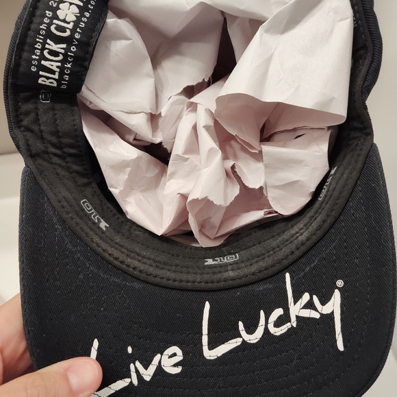 😎EUC Black Clover Live Lucky Unisex Wear Adjustable Back Golf Cap, OSFM, Nice! - Picture 11 of 12